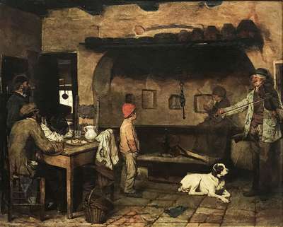 In the tavern - Pajetta Pietro